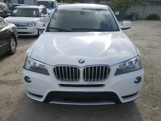 5UXWX9C50E0D35561 - 2014 BMW X3 XDRIVE2 WHITE photo 10