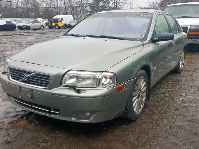 YV1TH592761428054 - 2006 VOLVO S80 2.5T GREEN photo 2