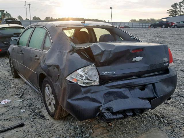 2G1WA5E33E1124274 - 2014 CHEVROLET IMPALA LIM GRAY photo 3