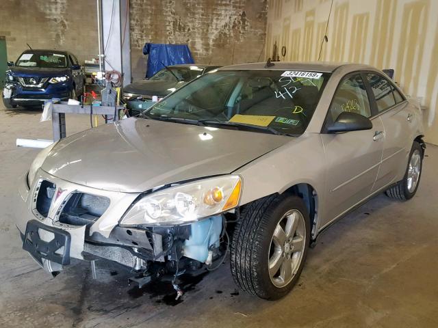 1G2ZH57N184207195 - 2008 PONTIAC G6 GT SILVER photo 2