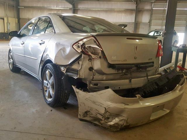 1G2ZH57N184207195 - 2008 PONTIAC G6 GT SILVER photo 3