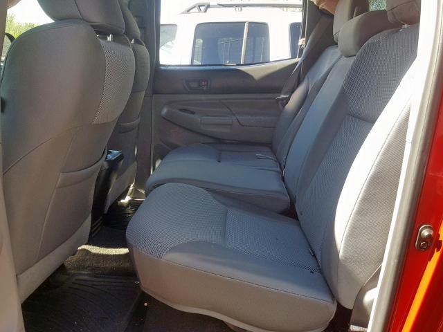 3TMMU4FN8CM045916 - 2012 TOYOTA TACOMA DOU RED photo 6