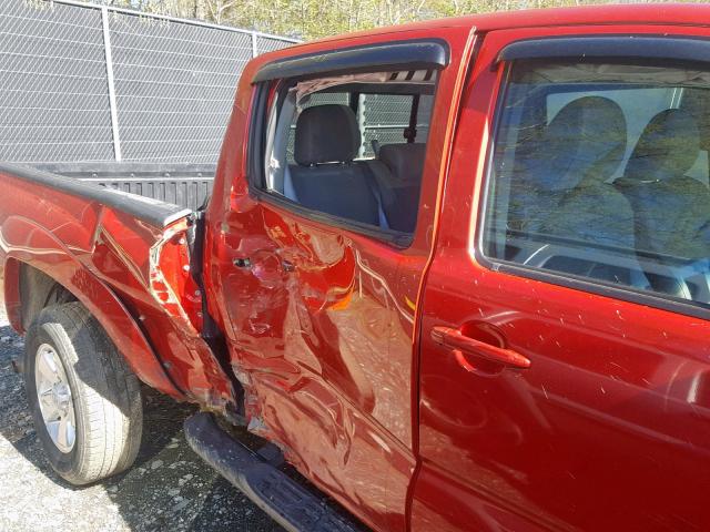 3TMMU4FN8CM045916 - 2012 TOYOTA TACOMA DOU RED photo 9