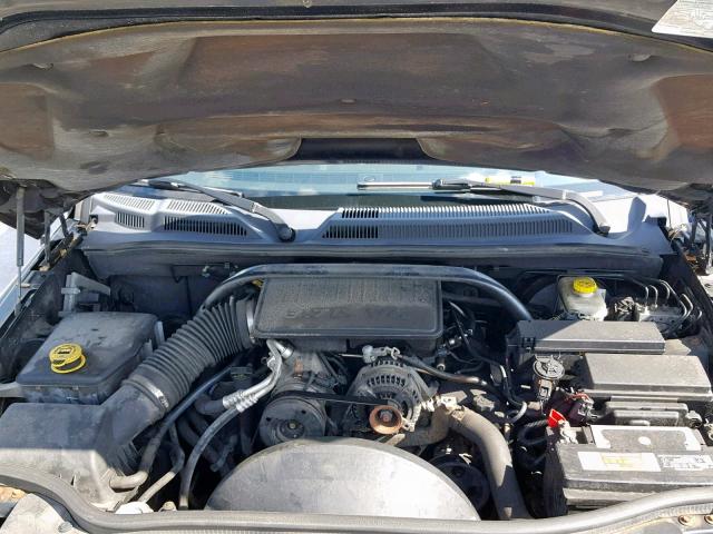 1J8HG48KX7C669194 - 2007 JEEP COMMANDER BLACK photo 7