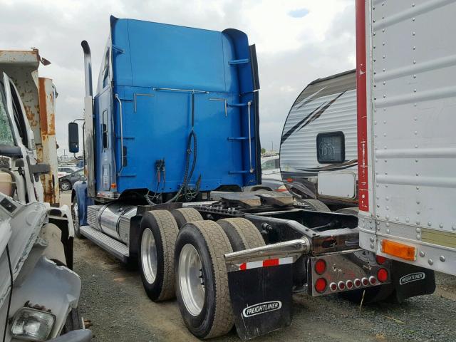 1FUJCRCK28DAC2431 - 2008 FREIGHTLINER CONVENTION BLUE photo 3