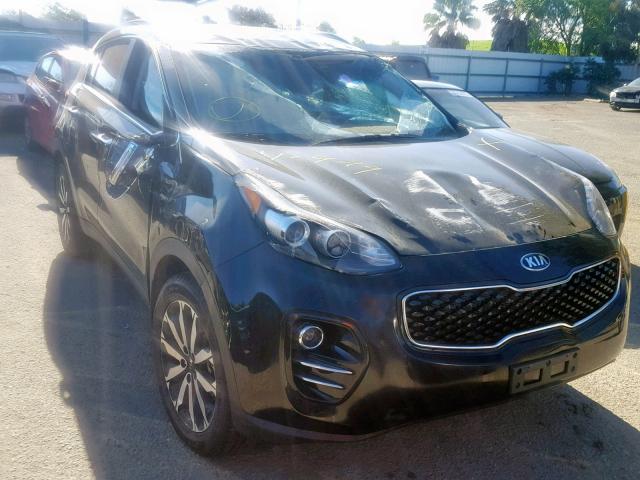 KNDPNCAC8J7328687 - 2018 KIA SPORTAGE E BLACK photo 1