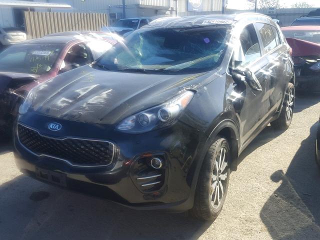 KNDPNCAC8J7328687 - 2018 KIA SPORTAGE E BLACK photo 2