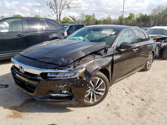 1HGCV3F92JA007583 - 2018 HONDA ACCORD TOURING HYBRID  photo 2