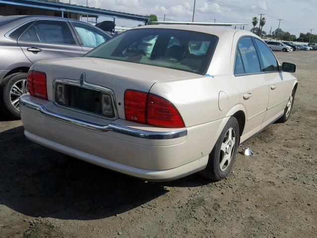 1LNHM86S81Y601993 - 2001 LINCOLN LS CREAM photo 4