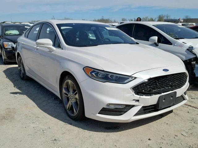 3FA6P0VP2HR214937 - 2017 FORD FUSION SPO WHITE photo 1