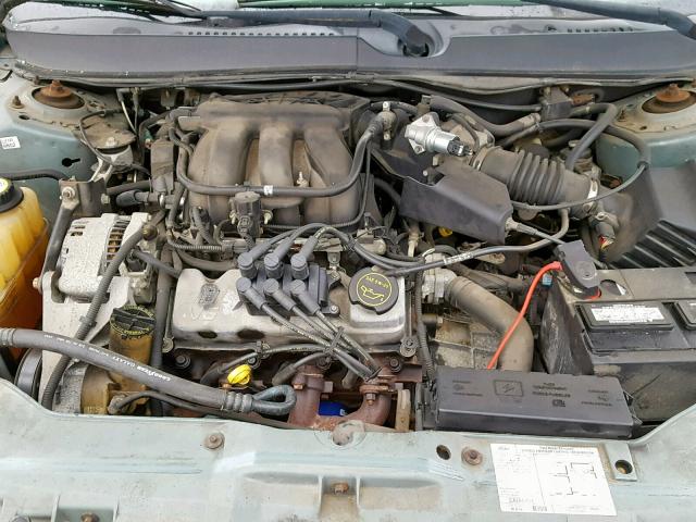 1FAFP56235A210627 - 2005 FORD TAURUS SEL GREEN photo 7