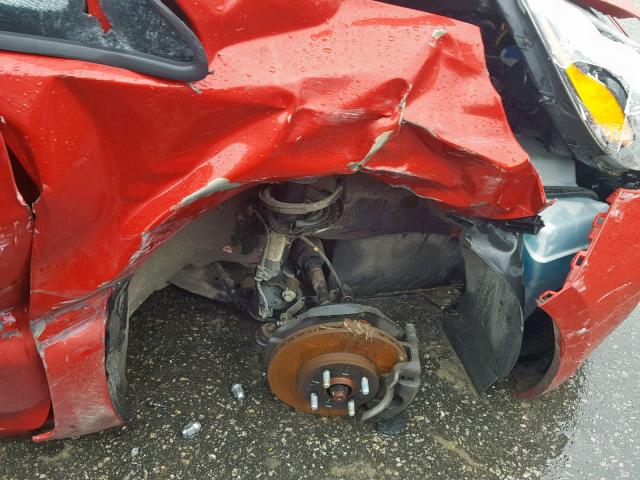 KNADM4A39E6351383 - 2014 KIA RIO LX RED photo 9