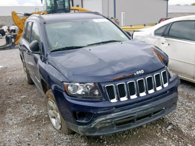 1C4NJCBB3GD765175 - 2016 JEEP COMPASS SP BLUE photo 1