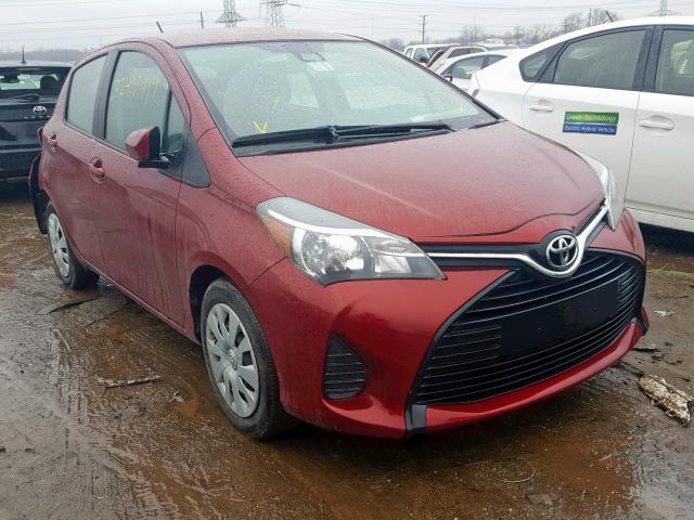 VNKKTUD35HA085958 - 2017 TOYOTA YARIS L RED photo 1