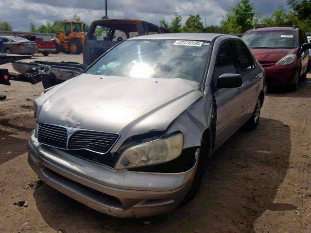 JA3AJ26E53U008249 - 2003 MITSUBISHI LANCER ES SILVER photo 2