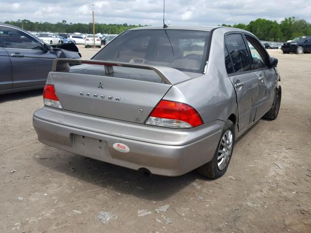 JA3AJ26E53U008249 - 2003 MITSUBISHI LANCER ES SILVER photo 4