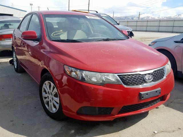 KNAFU4A25D5653533 - 2013 KIA FORTE EX RED photo 1