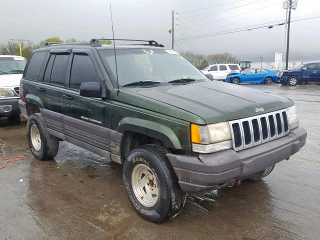 1J4GZ58S2VC702215 - 1997 JEEP GRAND CHER GREEN photo 1