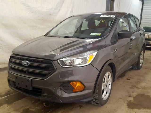 1FMCU0F70HUC17361 - 2017 FORD ESCAPE S GRAY photo 2