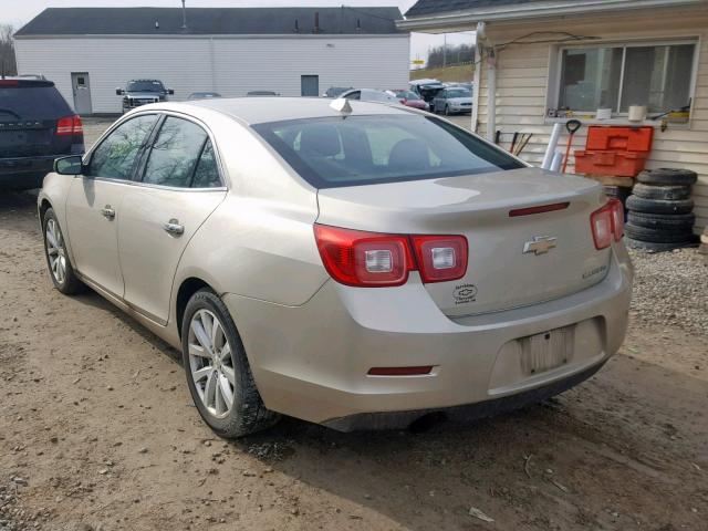 1G11H5SA7DF286523 - 2013 CHEVROLET MALIBU LTZ GOLD photo 3