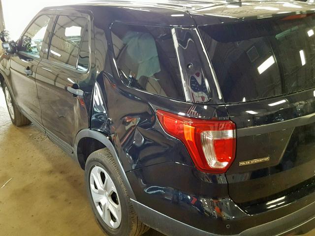 1FM5K8AT5HGD25605 - 2017 FORD EXPLORER P BLACK photo 9