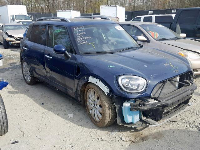 WMZYT3C32J3E00291 - 2018 MINI COOPER S C BLUE photo 1