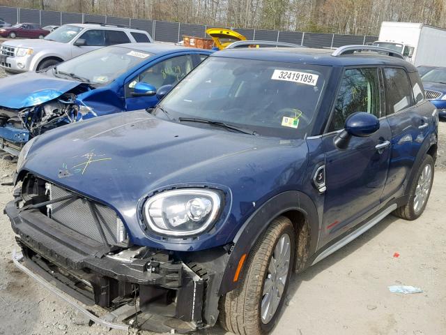 WMZYT3C32J3E00291 - 2018 MINI COOPER S C BLUE photo 2