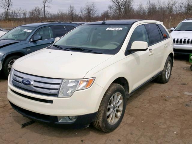 2FMDK38C27BA78022 - 2007 FORD EDGE SEL BEIGE photo 2