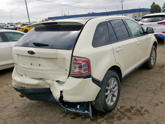 2FMDK38C27BA78022 - 2007 FORD EDGE SEL BEIGE photo 4