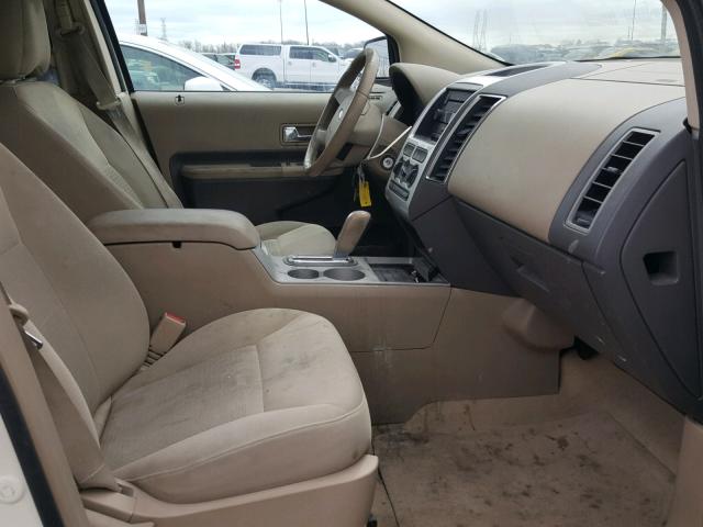 2FMDK38C27BA78022 - 2007 FORD EDGE SEL BEIGE photo 5