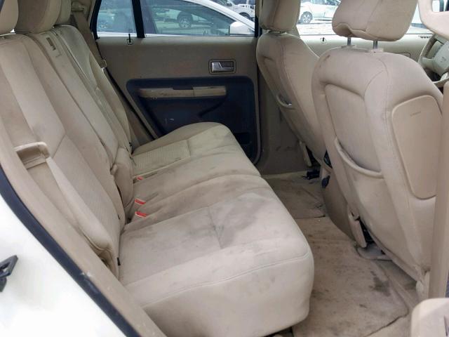 2FMDK38C27BA78022 - 2007 FORD EDGE SEL BEIGE photo 6