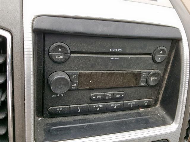 2FMDK38C27BA78022 - 2007 FORD EDGE SEL BEIGE photo 9