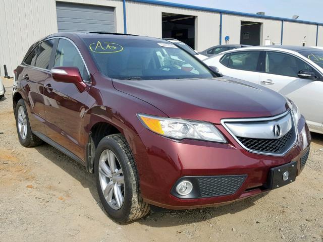 5J8TB3H50EL007210 - 2014 ACURA RDX TECHNO BURGUNDY photo 1