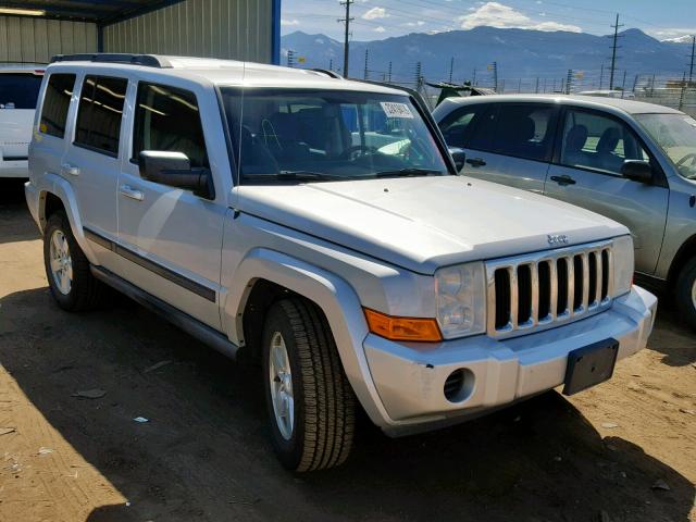 1J8HG48K57C527707 - 2007 JEEP COMMANDER SILVER photo 1