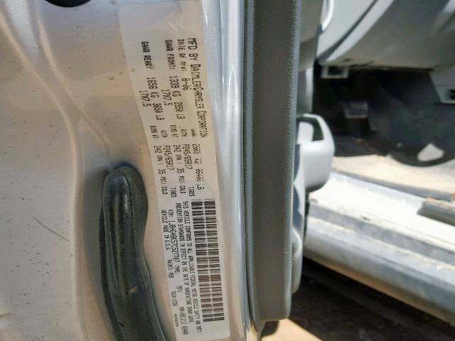 1J8HG48K57C527707 - 2007 JEEP COMMANDER SILVER photo 10