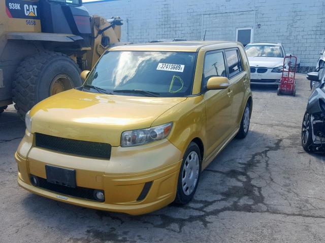 JTLKE50E081058512 - 2008 TOYOTA SCION XB GOLD photo 2