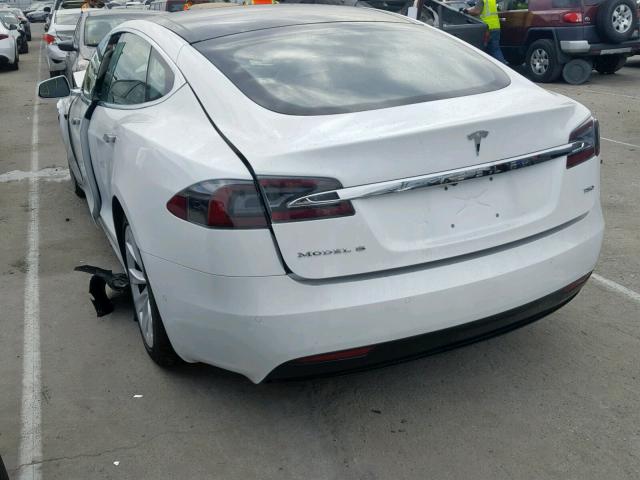 5YJSA1E29HF232258 - 2017 TESLA MODEL S WHITE photo 3