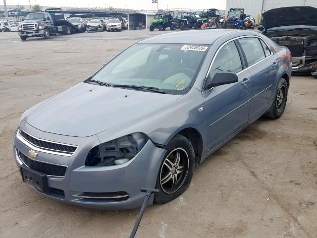 1G1ZG57N484212723 - 2008 CHEVROLET MALIBU LS 灰色 照片 2