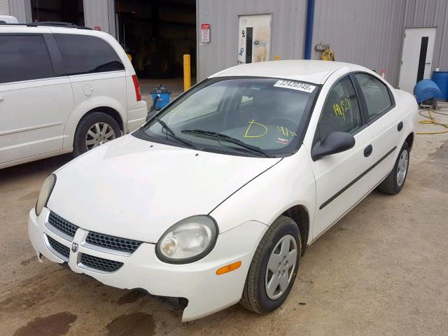 1B3ES26C33D256645 - 2003 DODGE NEON SE WHITE photo 2