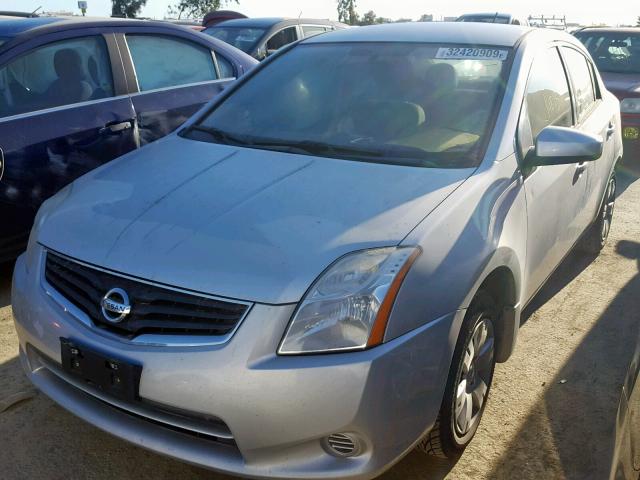 3N1AB6APXAL644738 - 2010 NISSAN SENTRA 2.0 SILVER photo 2