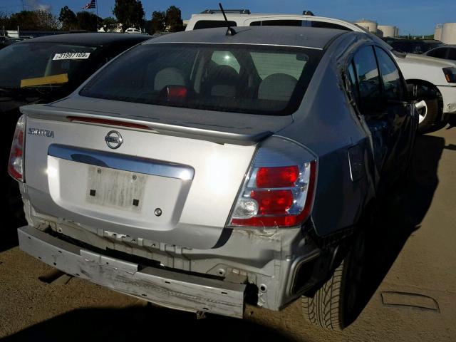 3N1AB6APXAL644738 - 2010 NISSAN SENTRA 2.0 SILVER photo 4