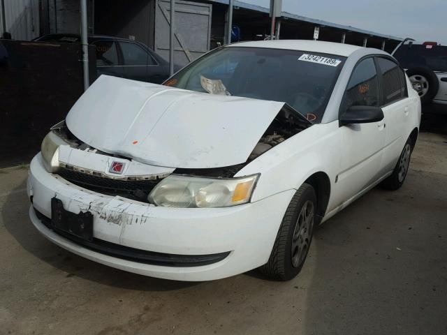 1G8AJ52F53Z121956 - 2003 SATURN ION LEVEL WHITE photo 2