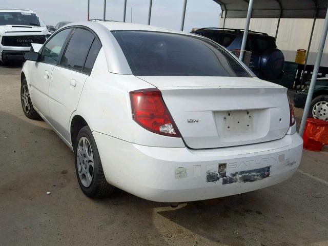 1G8AJ52F53Z121956 - 2003 SATURN ION LEVEL WHITE photo 3