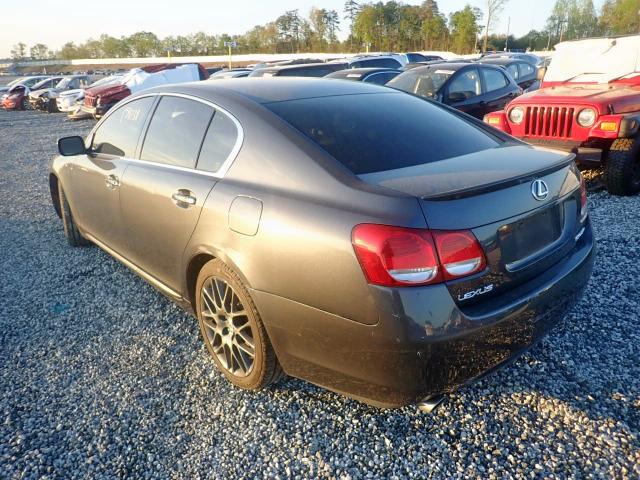 JTHBN96S665008606 - 2006 LEXUS GS GENERAT GRAY photo 3