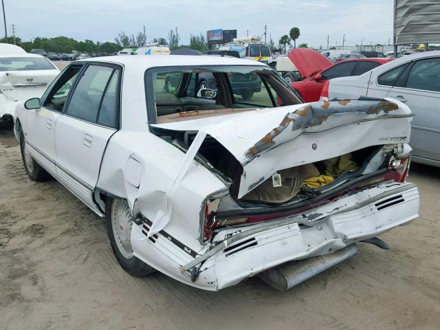 1G3CX52K7S4314194 - 1995 OLDSMOBILE 98 REGENCY WHITE photo 3