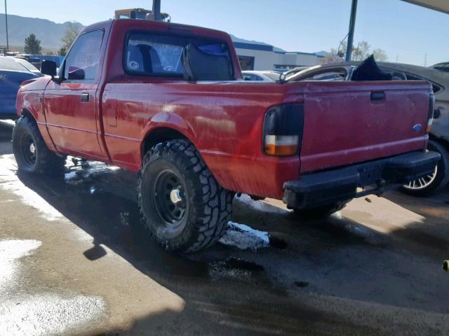 1FTCR10A4VUA77388 - 1997 FORD RANGER RED photo 3