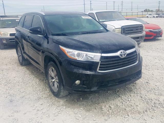 5TDKKRFH9FS113472 - 2015 TOYOTA HIGHLANDER BLACK photo 1