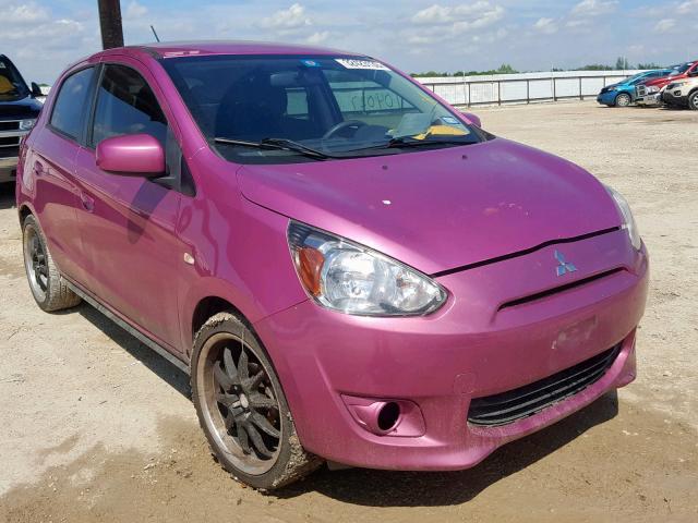 ML32A3HJ4FH035397 - 2015 MITSUBISHI MIRAGE DE PINK photo 1