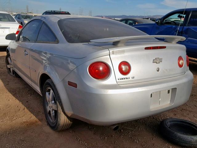 1G1AL15F267608545 - 2006 CHEVROLET COBALT LT SILVER photo 3