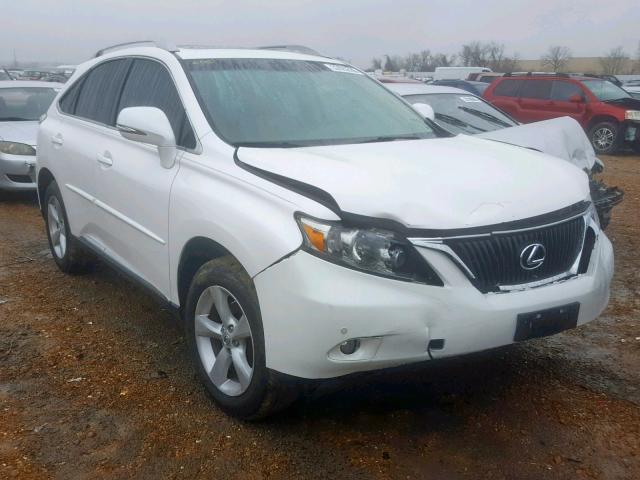 2T2BK1BA3CC130360 - 2012 LEXUS RX 350 WHITE photo 1